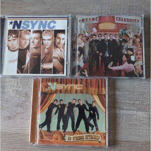 N'sync - 3 CD albums : Self titled, Celebrity, No Strings Attached